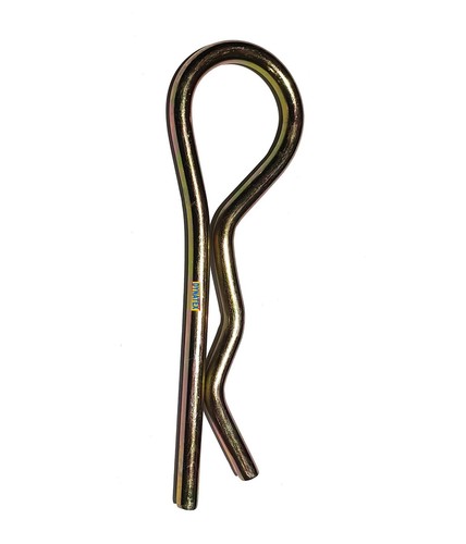 2 R Clips 152mm Long x 7.0mm Wire OD Retaining Lock Pin Trailer D Clip Locking - Picture 5 of 8