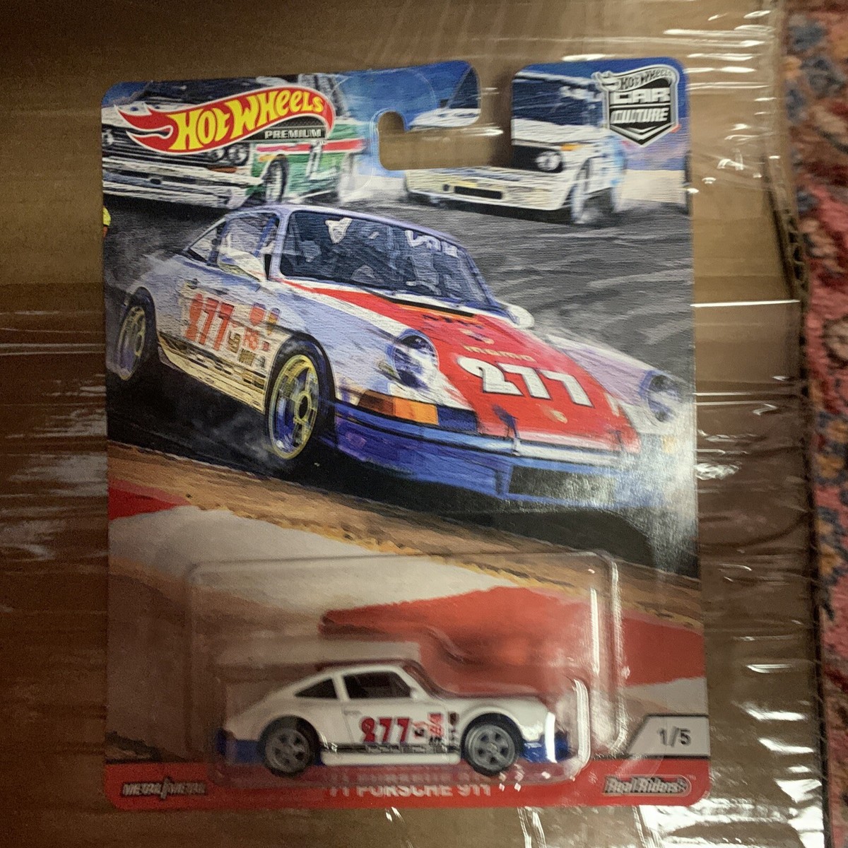 1/64 HOT WHEELS REAL RIDERS CAR CULTURE 1971 PORSCHE 911 #277 DOOR SLAMMERS 1/5