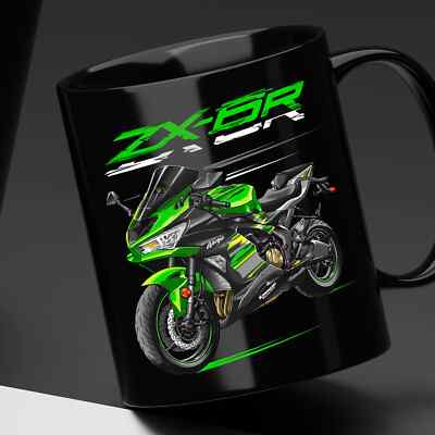 mugi Kawasaki ZX-6R 2019-2023 Motorcycle Coffee Mug 11OZ, Bikers