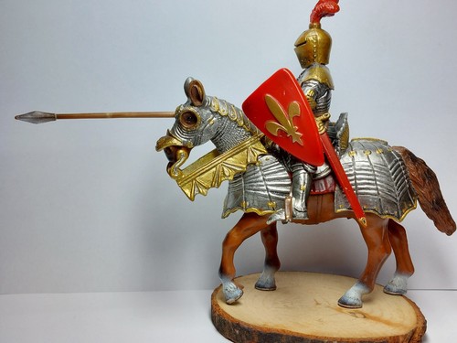 Schleich 70017 Lilien Ritter auf Pferd mit Lanze Sammlerstück TOP für Konvolut
