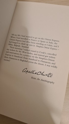 Murder on the orient express HARD COVER -Agatha Christie - Picture 2 of 4