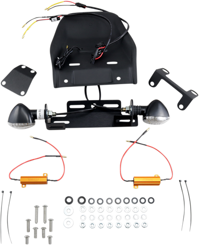 Targa [22-182LED-L] X-Tail Kit w/LED Turn Signals Black/Clear