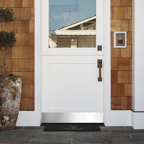 Door Kick Plates Stainless Steel Kick Plate Metal Kick Plate For Doors Decor - Picture 6 of 10