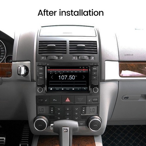 Autoradio VW 2 DIN Android 11 GPS NAVI MIC Camera Per VW Touareg Multivan ecc - Afbeelding 4 van 19