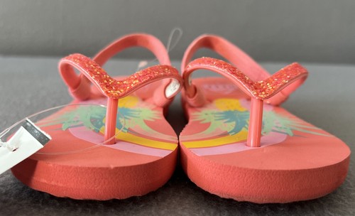 Reef Girls Little Lil Stargazer Sandal flip Flop Size 9 Toddler Kids Pink New - Picture 3 of 9