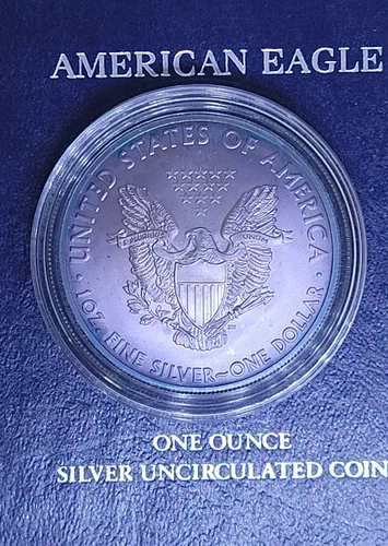 2011 Silver American Eagle US Mint Uncirculated Toned