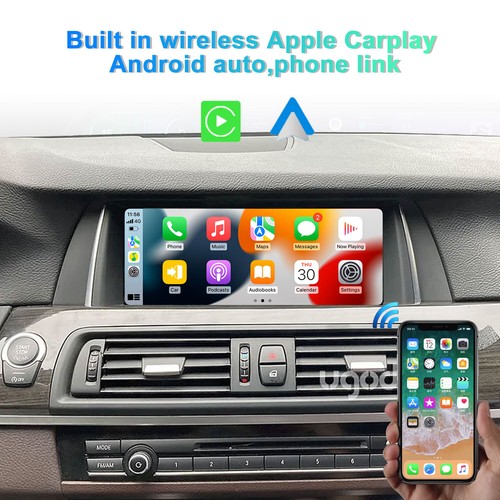 Android 13 Screen Carplay For BMW 5 series F10 F11 Autoradio Multimedia 10.25" - Picture 2 of 12