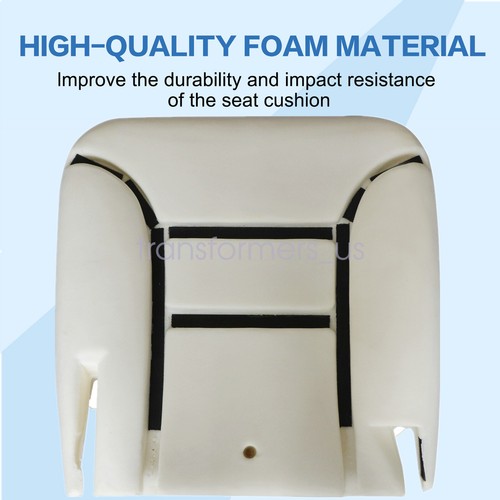 For 95-99 GMC Sierra Chevy Tahoe Front Leather Seat Cover & Driver Foam Cushion - Picture 6 of 22