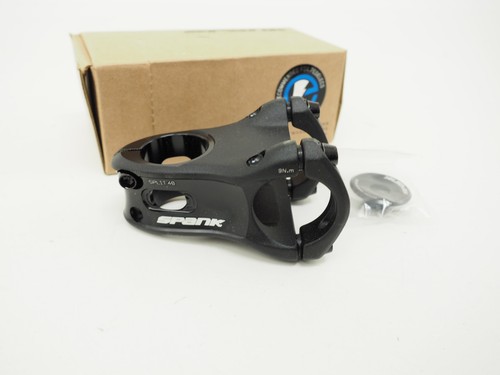 New! Spank Split Stem 48mm Anodized Black 31.8mm Bar Clamp 0° 1 1/8" MTB - Picture 2 of 7