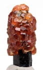SPESSARTINE GARNET ON SMOKY QUARTZ Specimen Crystal Cluster Mineral CHINA