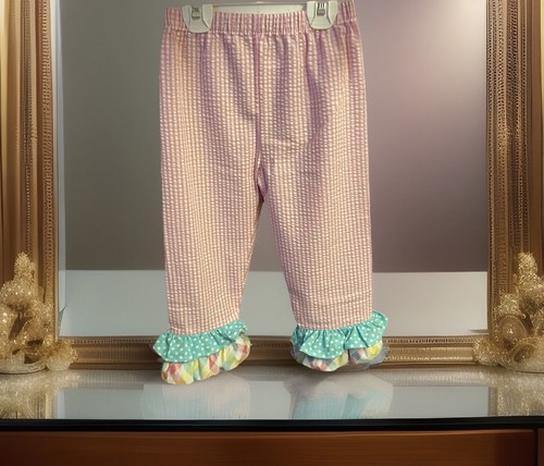 Mädchen Neu mit Etikett seltene Editionen Hosen Set & Kleid Top Rüschen Osterhase kostenlose Schleife 5 - Bild 9 von 13