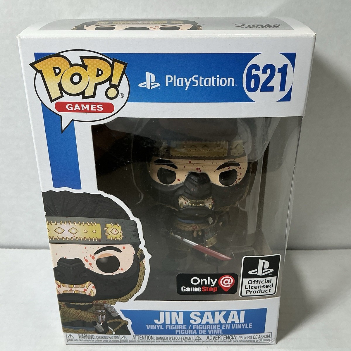 FUNKO POP ラストオブアス ゴーストオブツシマ フィギュア Funko Pop Jin Sakai 621 PlayStation Sony Gamestop Ghost of