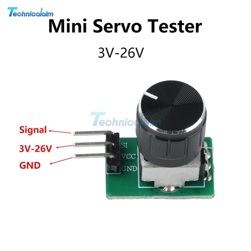 3-26V Mini Servo ESC Tester Simple Small Servo Motor Tester PWM Speed Controller - Bild 11 von 33