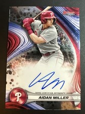 2024 Bowman’s Best Baseball Aidan Miller Auto #B24-AM Phillies