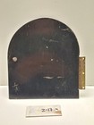 Vintage Mantel Clock Wooden Back Door with Original Hardware Lock and Hinge