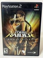 Tomb Raider Anniversary (PlayStation 2, 2007) Cib Complete w/ Manual TESTED PS2