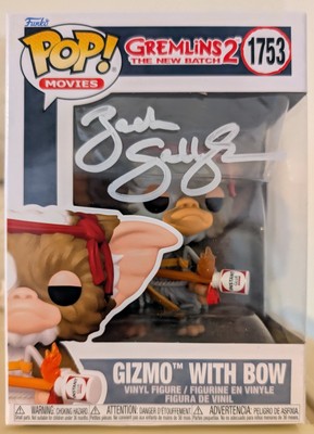 Gremlins 2 Gizmo with Bow Funko Pop Signed By Zach Galligan