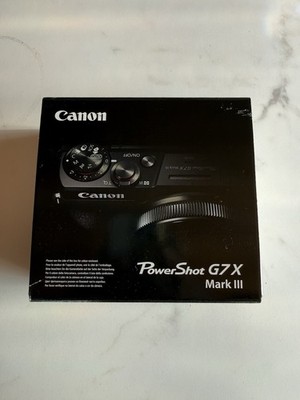 Canon PowerShot G7 x Mark III Kamera Schwarz NEU & OVP  