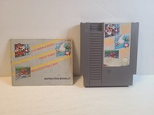 Super Mario Bros. / Duck Hunt / World Class Track Meet NES Cartridge & Manual