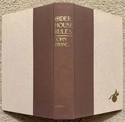 THE CIDER HOUSE RULES BY JOHN IRVING 1985 WILLIAM MORROW BOOK CLUB EDITION HCDJ - Picture 2 of 9