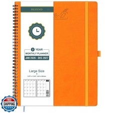 BEZEND Monthly Planner 2026-2027 (Spiral-8.5" x 11") 2 Year Calen
