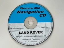 2002 2003 2004 2005 Land Rover Freelander Discovery II Navigation CD WESTERN MAP