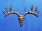 1-DEER SKULL WALL HOOK,Country Decor,Hunting Decor,All Occasion Gifts,H-100