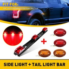 LED Side Marker Light Tail Lamp For 99-10 Ford F350 F450 F550 Super Duty Truck A