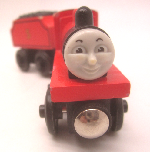 Thomas & Friends Wooden Railway Britt Allcroft James With Tender 1999  - Picture 2 of 10