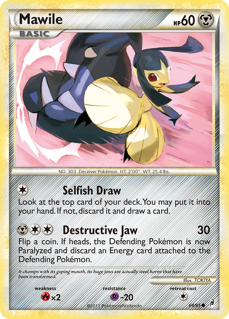 Mawile 64/95 Common | Call of Legends | Pokemon Card