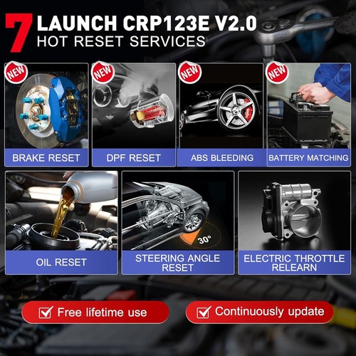 Escaneo de diagnóstico del sistema LAUNCH CRP123E 4 para motor/frenado antibloqueo/transmisión - Imagen 4 de 15