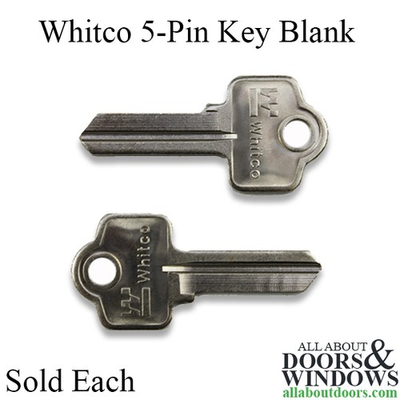 #ad Whitco 5 Pin Key Blank 397090 10 Pack $4.08