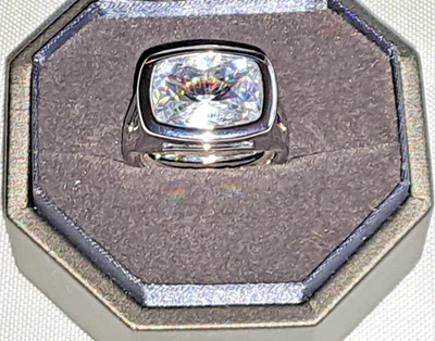 B2 - Judith Willams Damenring versilbert Neupreis 59 € Gr. 61 mit Steinbesatz - Bild 1 von 4