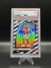 2024 Panini Prizm Bo Nix #309 Red White & Blue Prizm RC PSA 9 Broncos