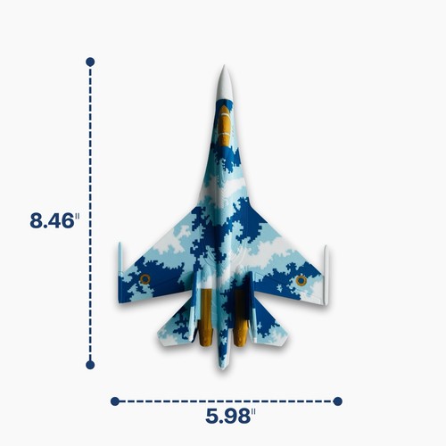 Su-27 Flanker - 3D Printed Collectible Display Plane - Picture 4 of 10