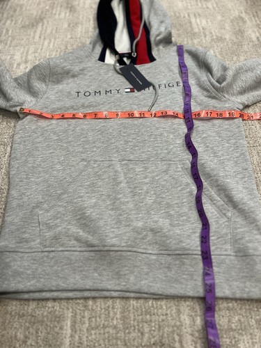 NWT Tommy Hilfiger Womens Small Stretch Cotton Long Sleeve Hooded Sweatshirt - Picture 4 of 4
