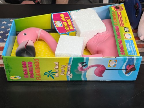 Singing Dancing Pink Flamingo Motion Activated Take One Party Animal - Picture 8 of 11