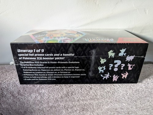 Sealed Pokémon TCG: Scarlet & Violet Prismatic Evolutions Surprise Box - Bild 3 von 4