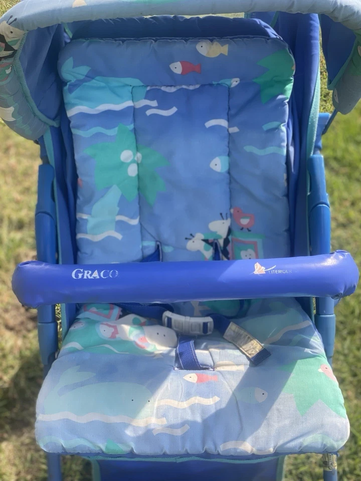 Cochecito de bebé Graco LiteRider vintage con dosel Foto 2 de 4