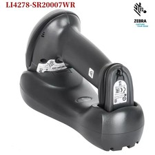 Zebra LI4278-SR20007WR Wireless Bluetooth Barcode Scanner Cradle Cable
