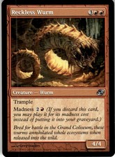 MTG Reckless Wurm NEARMINT NM / Magic The Gathering : Planar Chaos