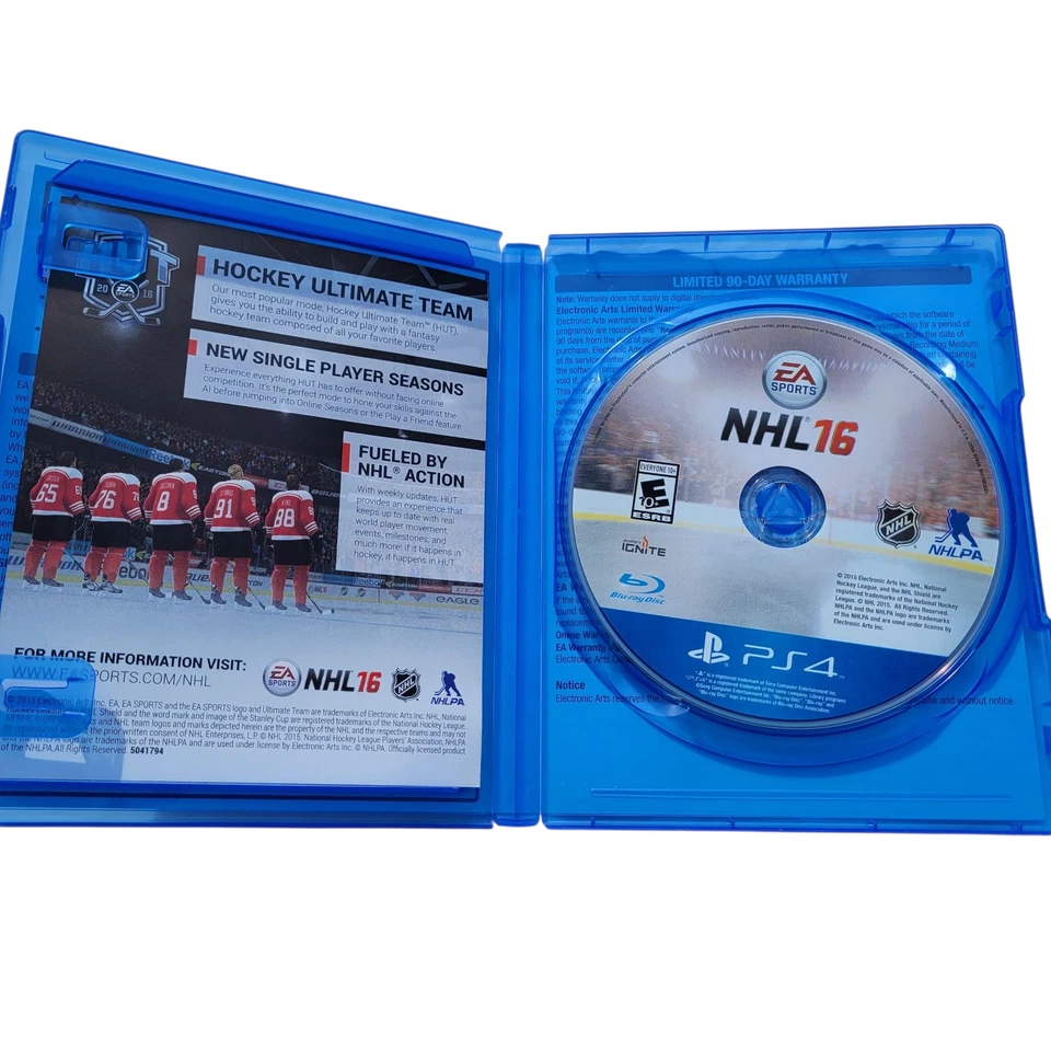 NHL 16 Sony Playstation 4 PS4 Hockey Video Game 2015 with Disc and Case - Image 3 of 4