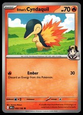 SV10: Destined Rivals #032/182 Ethan's Cyndaquil Pokemon tcg
