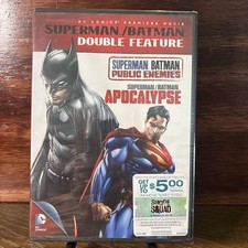 Superman/Batman: Public Enemies/Apocalypse (Double Feature, DVD, 2012) New