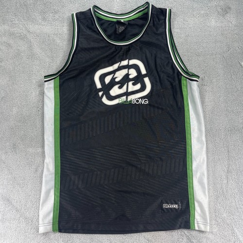 Vintage Billabong Hawaii Basketball Trikot Herren Large schwarz gesticktes Logo - Bild 1 von 13
