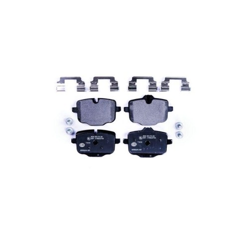 Kit plaquettes de frein Hella 8DB pour corriger le manque de mordant du freinage Bmw