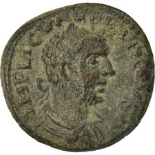 #901130 M&uuml;nze, Troas, Valerian I, Bronze &AElig;, Alexandria, SS+, Bronze