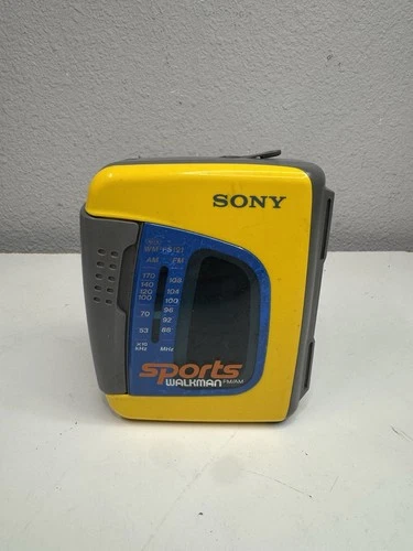 Vintage Retro Sony Sports Walkman AM/FM Cassette Player WM-FS191 - For Parts