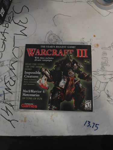 WarCraft III: Reign of Chaos Juegos de Computadora CD Demo - 02/03 - Imagen 3 de 3