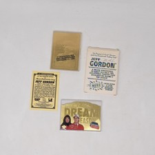 Lot of 2 VTG Gold 1995 Jeff Gordon Racing Trading Cards NASCAR Dream Season Case
